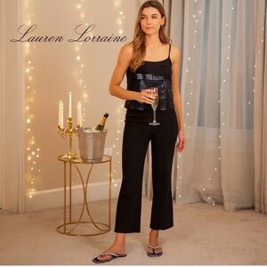 Lauren Lorraine Black Sandals